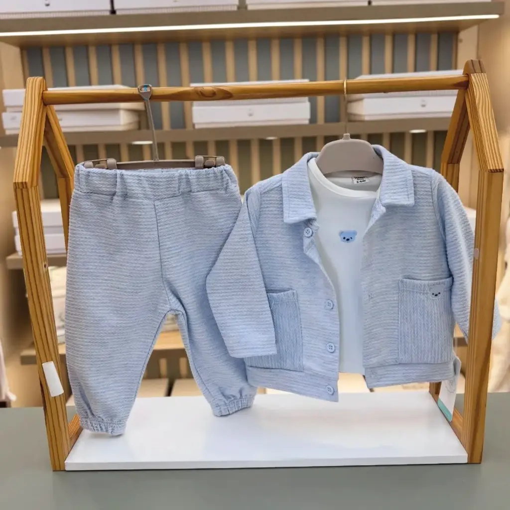 Kostum blu me 3 pjese