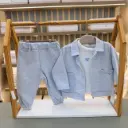 Kostum blu me 3 pjese