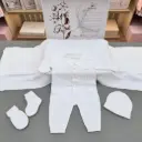 Set materniteti e bardhe me jake