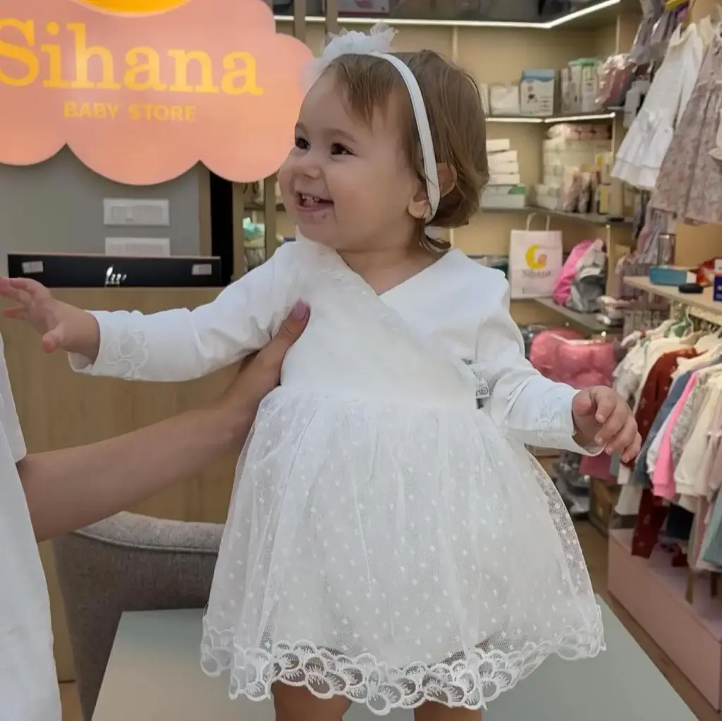 Fustan me tyl per evente