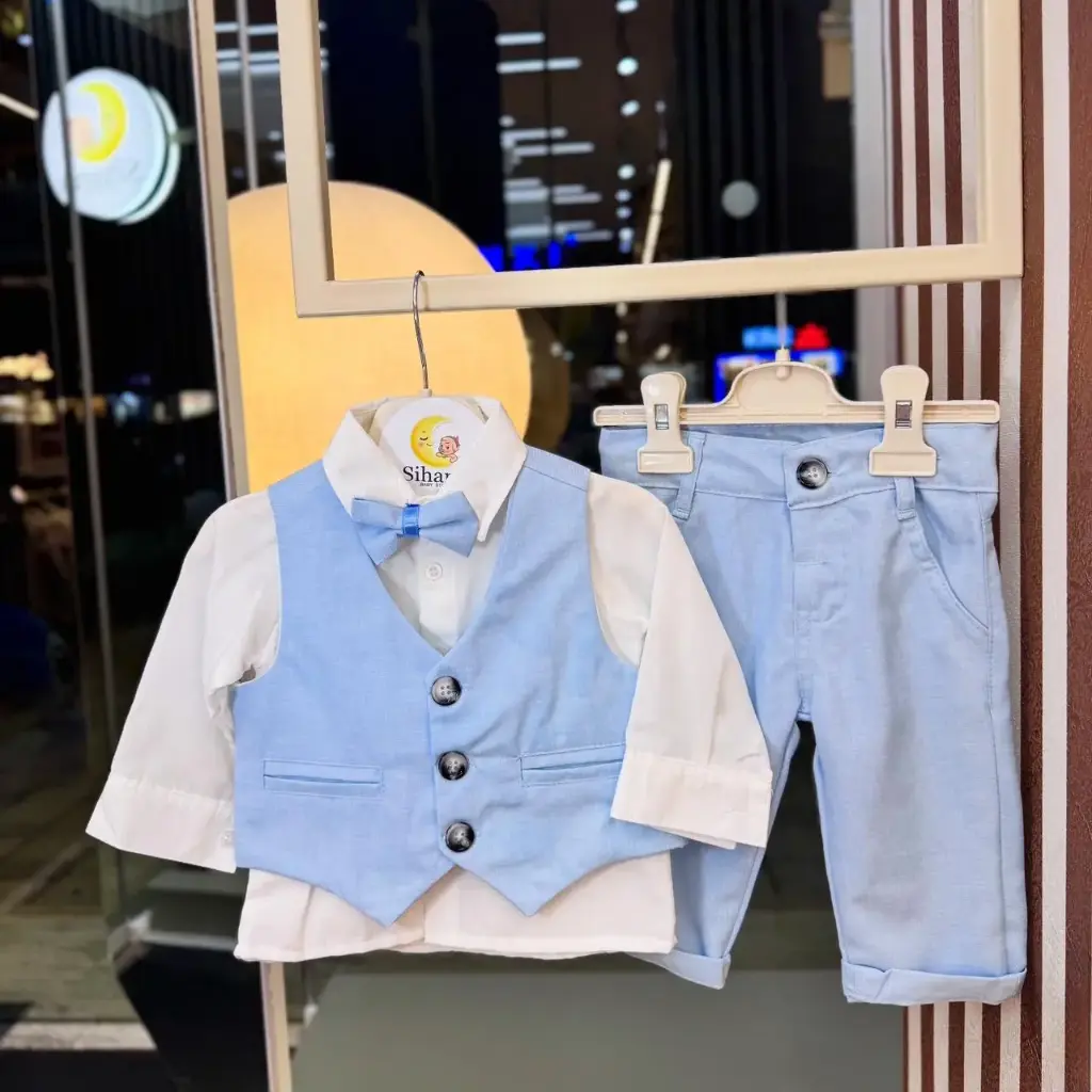 Kostum serioz blu me jelek