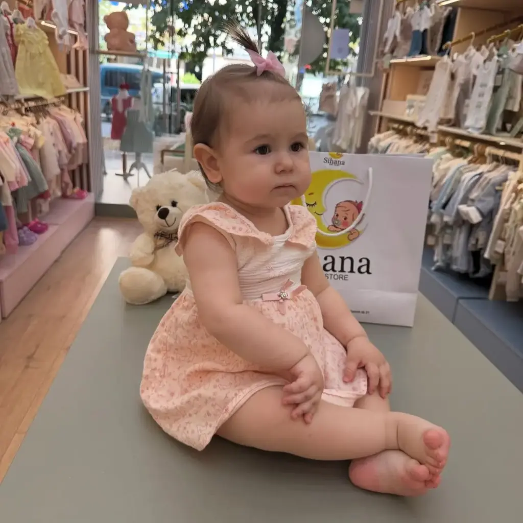 Fustani lino babypink