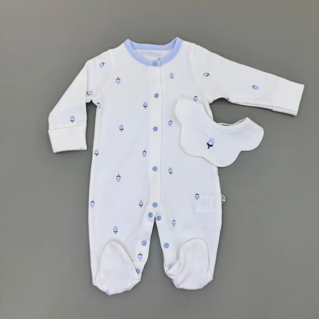 Tutine me design lule blu dhe gushore