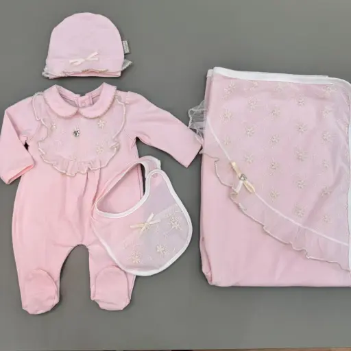 Set materniteti 4 pjese roze