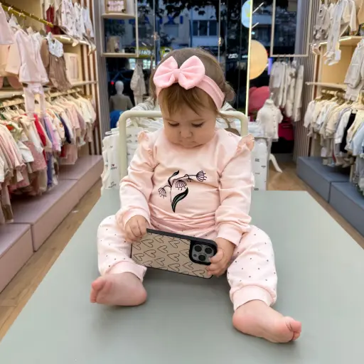 Kostum babypink me lule