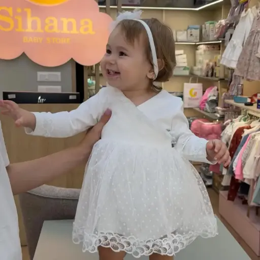 Fustan me tyl per evente