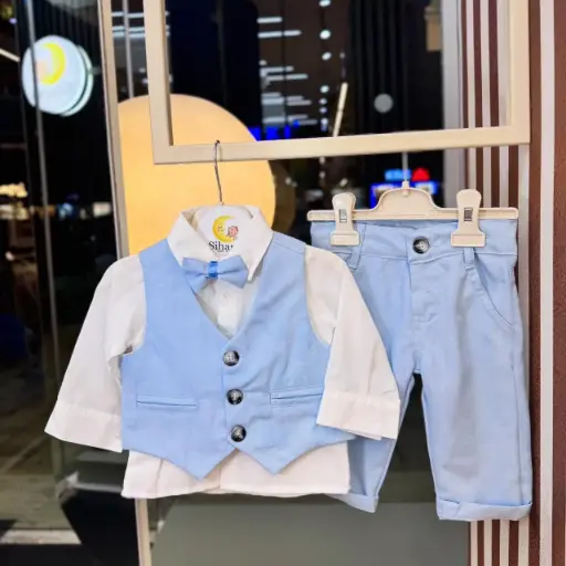 Kostum serioz blu me jelek